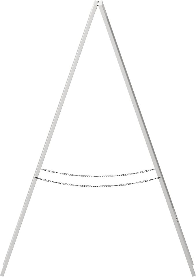 A Frame Chalkboard with Chalk Markers by HBCY Creations: 40x20 Solid Wood A-Frame Sign Lightwash Double-Sided Magentic Menu Board, Deluxe Set Includes 8 Chalk Markers, 10 Stencils, 2 Magnets