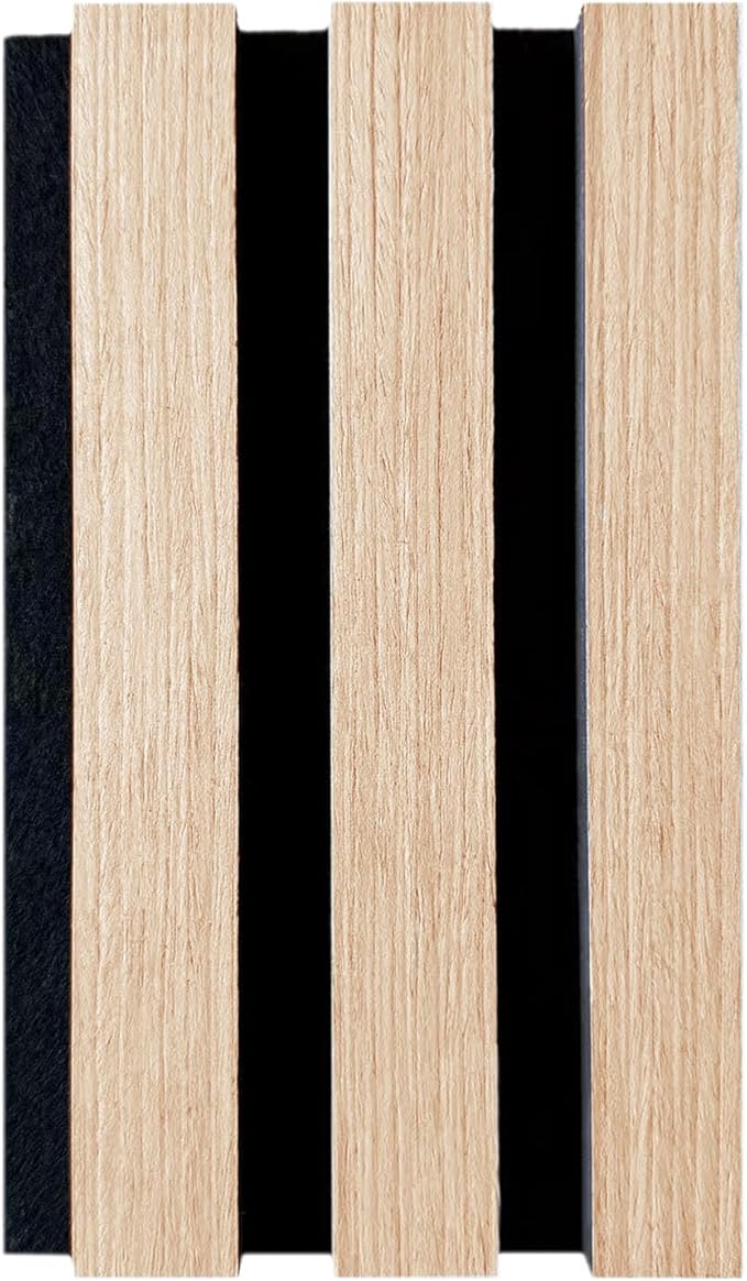 1pcs Acoustic Panels, Acoustical Wall Panels,Large Soundproof Panels,Self-Adhesive Sound proof Panels for Walls,Acoustic Treatment for Recording Studio&Office (test-oak)