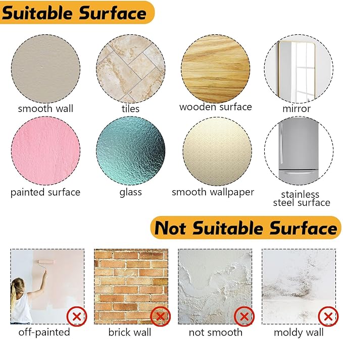 104 Pcs Star and Moon Wall Decals - Peel and Stick Window Clings Glitter Stars Wall Stickers for Living Room, Bedroom, Nursery Decor