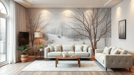 Winter Peel and Stick Wallpapers from $14.52 for Stylish Warmth