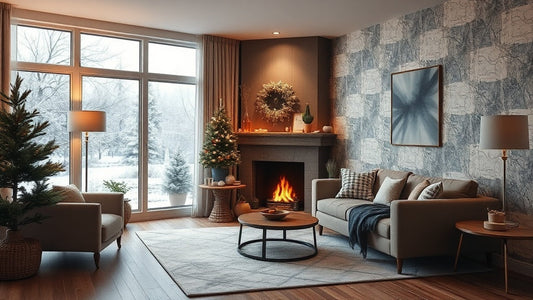 Winter Peel and Stick Wallpapers from $14.52 for Stylish Warmth