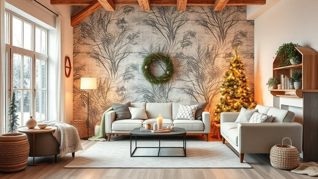 Winter Peel and Stick Wallpaper: Stylish Options from $14.52
