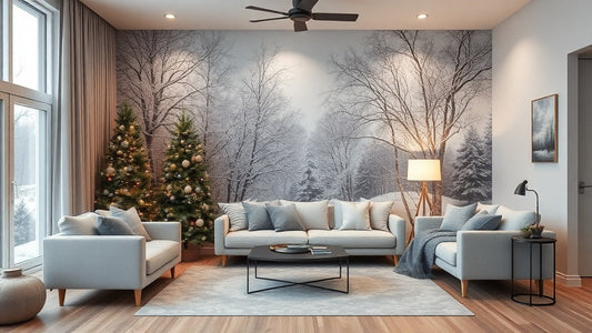 Winter Peel and Stick Wallpapers from $14.52 for Stylish Warmth