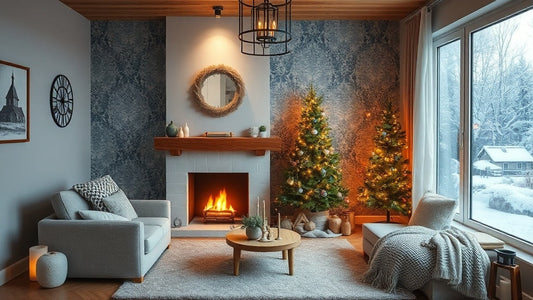 Winter Peel and Stick Wallpapers from $14.52 for Stylish Warmth