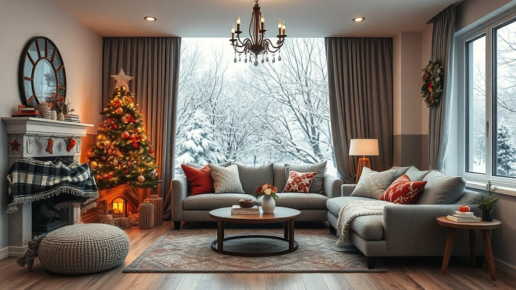 Winter Peel and Stick Wallpaper Solutions for Cozy Home Upgrades