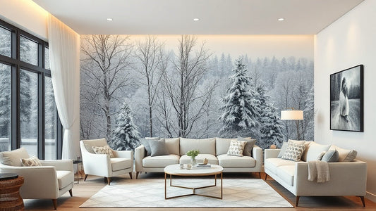 Winter Peel and Stick Wallpaper Solutions from $14.52
