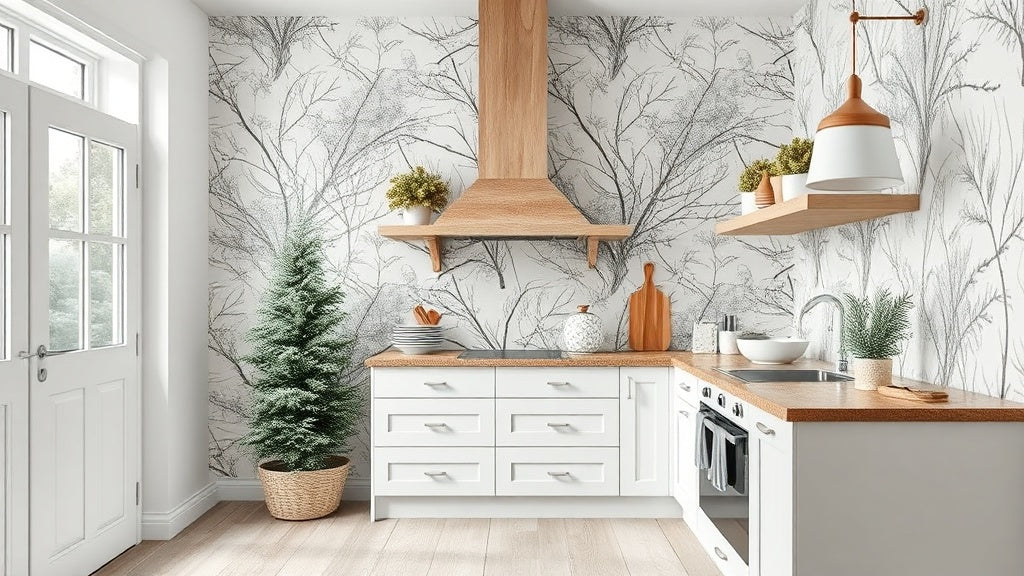 Winter Peel and Stick Wallpapers from $14.52 for Cozy Home Style