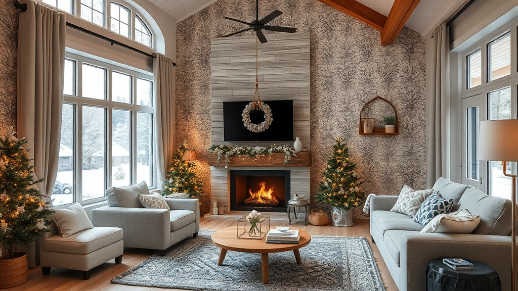 Winter Peel and Stick Wallpaper Solutions from $14.52 for Stylish Living