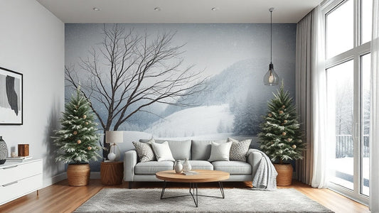 Winter Peel and Stick Wallpapers from $14.52 for Stylish Warmth