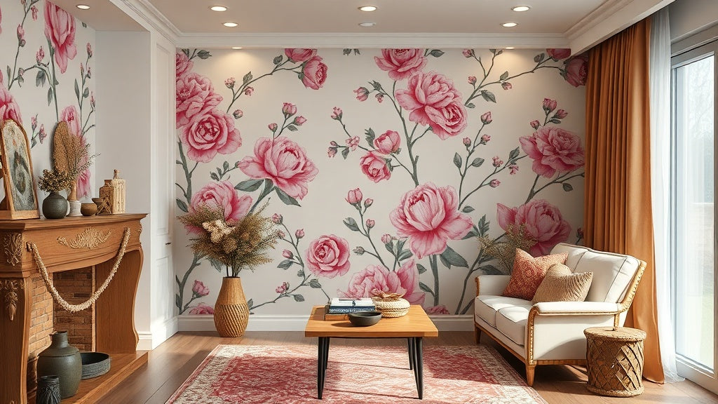 Winter Peel and Stick Wallpapers from $14.52 for Cozy Warmth