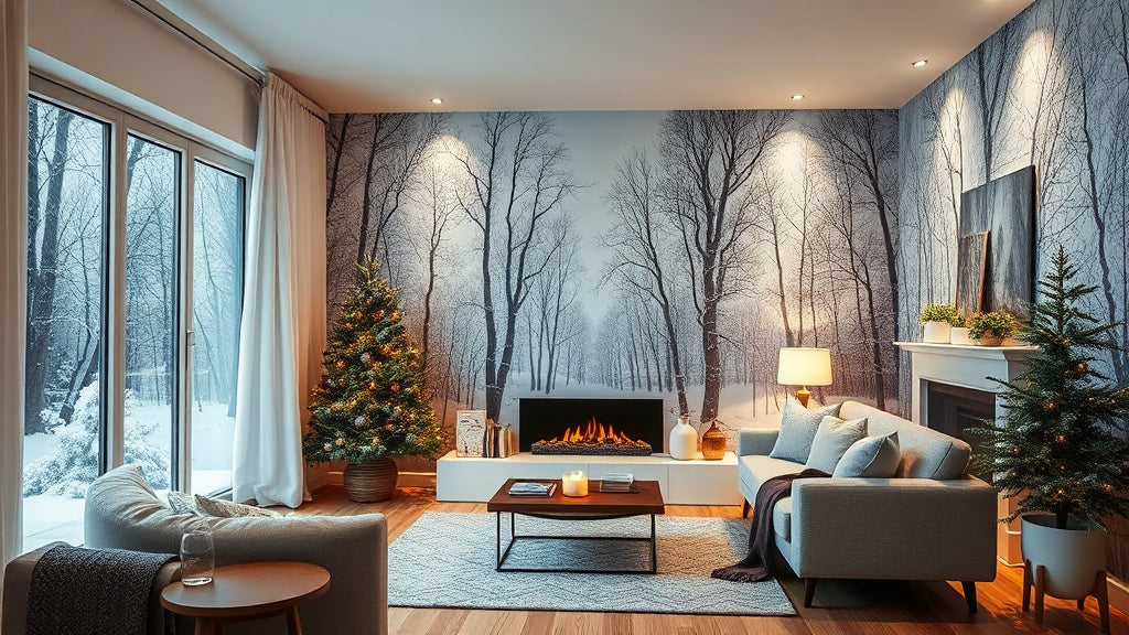 Winter Themed Peel and Stick Wallpaper for Living Room in 2026: Transform Your Space with Cozy Seasonal Charm