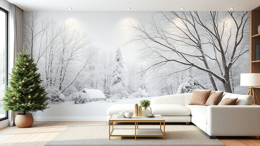 Winter Peel and Stick Wallpapers from $14.52 for Stylish Comfort