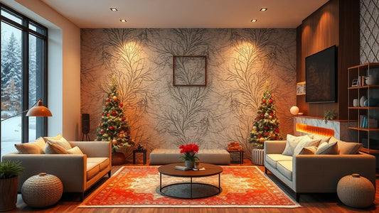 Winter Peel and Stick Wallpaper: Durable Styles from $14.52