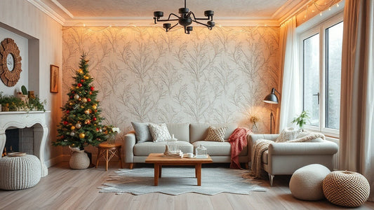 Winter Peel and Stick Wallpapers from $14.52 for Cozy Home Upgrades