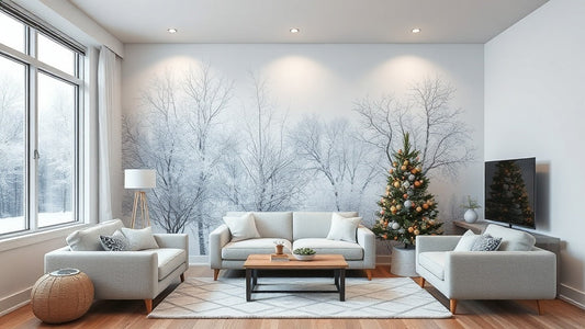 Winter Peel and Stick Wallpaper: Stylish Options from $14.52