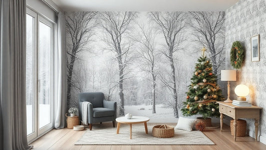 Winter Peel and Stick Wallpaper: Affordable and Stylish Choices from $14.52