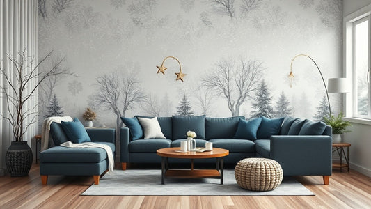Winter Peel and Stick Wallpaper: Affordable Options from $14.52