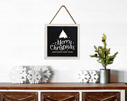 16''x12'' Wood Framed Chalkboard for Wall Home Decorative Chalk Board for Shool,Office,Wedding and Menu. (White, 11''x11'')