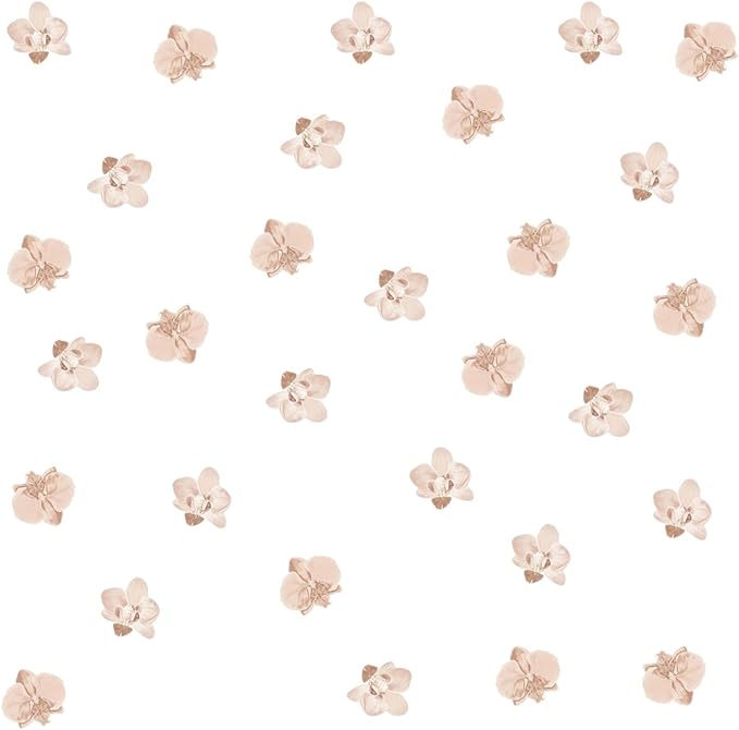 12x36 Inch Boho Floral Set Wall Decal- Nature, Leaves, Flower Themed DIY Boho Wall Decal Mural Set - 56 Pcs Stickers for Kitchen, Nursery, Office Decor - 3x2.5 Inch Decals (Boho Flower Design)