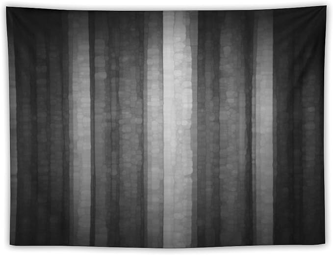 ZhiRain Black Grey Tapestry Wall Hanging Cool Glass Texture Ombre Abstract Modern Elegant Tapestries Home Decor for Living Room Bedroom Apartment Farmhouse Dorm 30"x40"