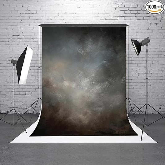 3x5ft Fabric Abstract Backdrop for Photography Vintage Portrait Old Master Background for Studio Prop