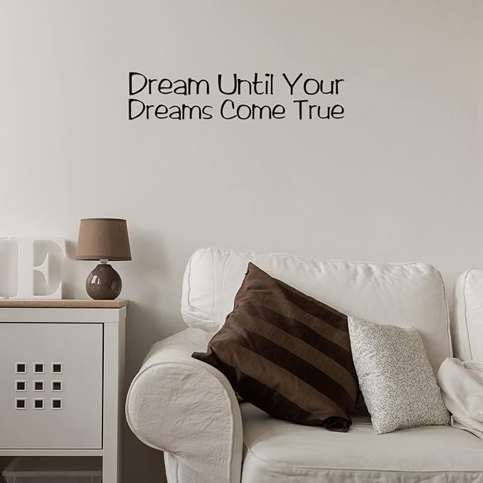 7 Pcs Inspirational Vinyl Wall Decals Motivational Quotes Peel and Stick Removable Positive Saying Affirmation Stickers for Office Mirror Home Bathroom