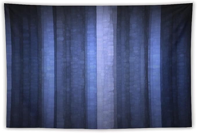 ZhiRain Navy Blue Tapestry Wall Hanging Abstract Modern Navy Blue Cool Glass Texture Ombre Tapestries Home Decor for Living Room Bedroom Apartment Farmhouse Dorm 60"x90"