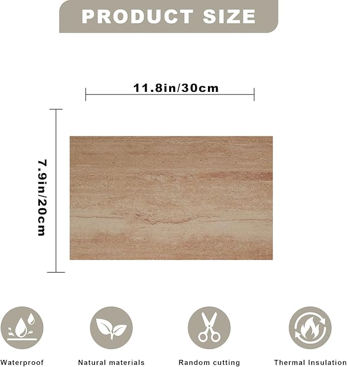 3D Wall Panels - 1PCS 7.9"x11.8" Faux Stone Wall Covering - MCM Modified Clay Material for Home Art, Accent Brick, Modern Exterior/Interior Decoration, Sample-TV464