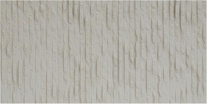 3D Wall Panels - 1PCS 7.9"x11.8" Faux Stone Wall Covering - MCM Modified Clay Material for Home Art, Accent Brick, Modern Exterior/Interior Decoration, Sample-White Texture