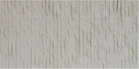 3D Wall Panels - 1PCS 7.9"x11.8" Faux Stone Wall Covering - MCM Modified Clay Material for Home Art, Accent Brick, Modern Exterior/Interior Decoration, Sample-White Texture