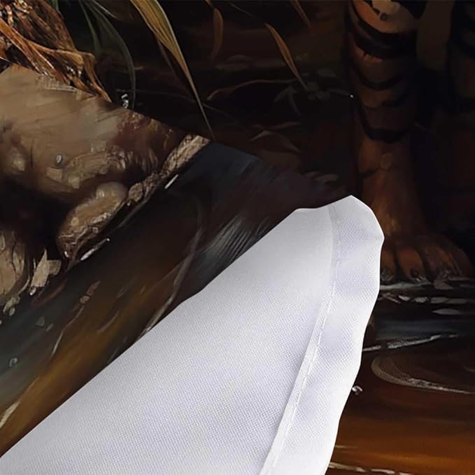 YDIDIAN Tiger Tapestry - Jungle King of The Forest Stream Side Majestic Tiger Art Aesthetics Wall Decor for Home, College Dorm, Living Room - Panels 40 x 30IN