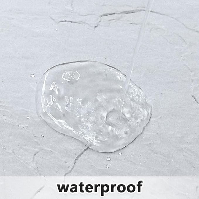 3D Wall Panels Faux Stone Wall Panel for Exterior/Interior Wall, MCM Walls Natural 4PCS 47.2"x23.6" / 30.94 sq ft (Rock Stone Gray)