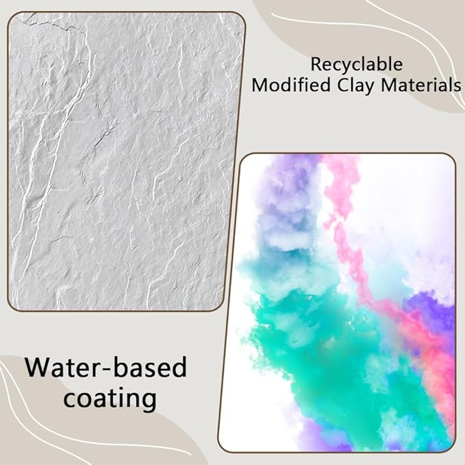 3D Wall Panels Faux Stone Wall Panel for Exterior/Interior Wall, MCM Walls Natural 4PCS 47.2"x23.6" / 30.94 sq ft (Rock Stone Gray)