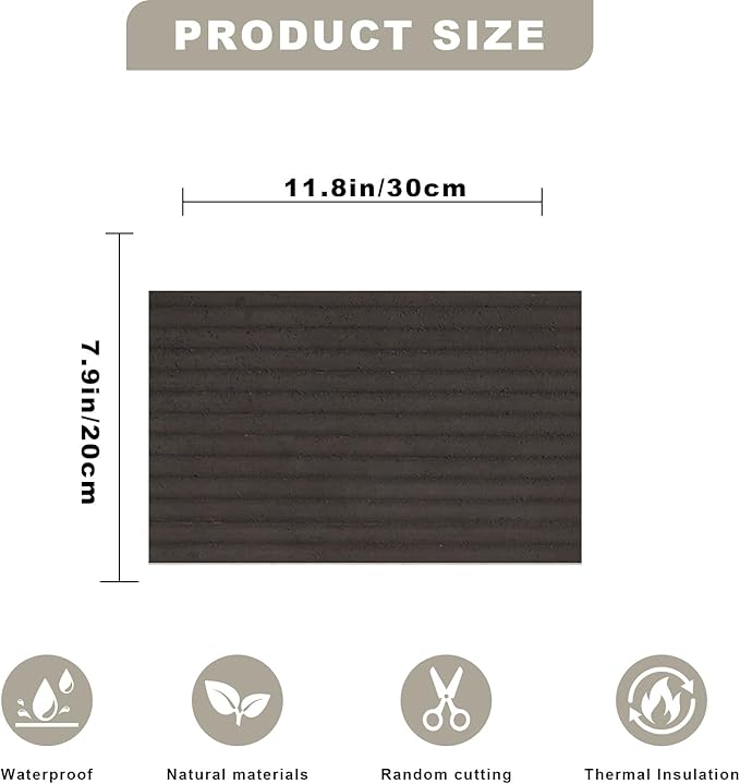 3D Wall Panels - 1PCS 7.9"x11.8" Faux Stone Wall Covering - MCM Modified Clay Material for Home Art, Accent Brick, Modern Exterior/Interior Decoration, Sample-Texture Black