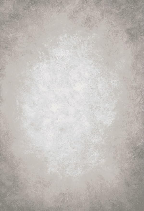 3x5ft Grey Portrait Photography Backdrops Solid Texture Abstract Photo Background for Photoshoot