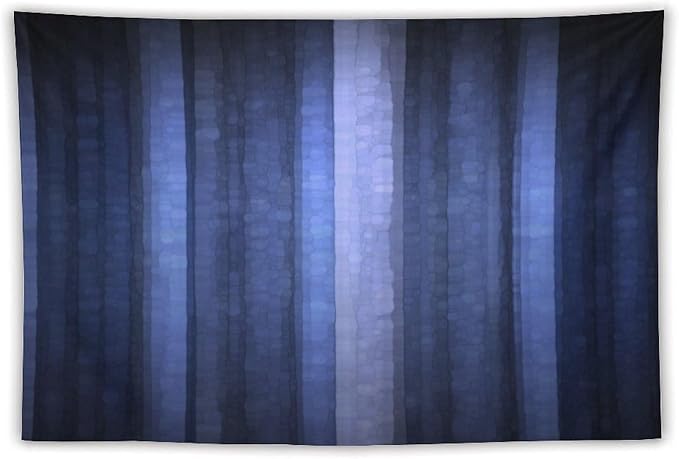 ZhiRain Navy Blue Tapestry Wall Hanging Abstract Modern Navy Blue Cool Glass Texture Ombre Tapestries Home Decor for Living Room Bedroom Apartment Farmhouse Dorm 40"x60"