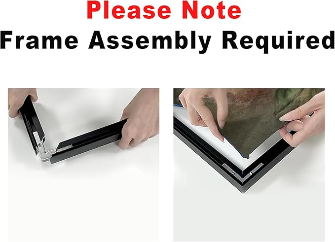 46"x60" XL Framed Wall Art - Impressionist Floral (Frame Assembly Required)