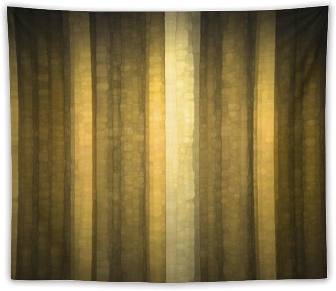 ZhiRain Gold Ombre Tapestry Wall Hanging Abstract Modern Luxury Cool Glass Texture Gold Tapestries Home Decor for Living Room Bedroom Apartment Farmhouse Dorm 50"x60"