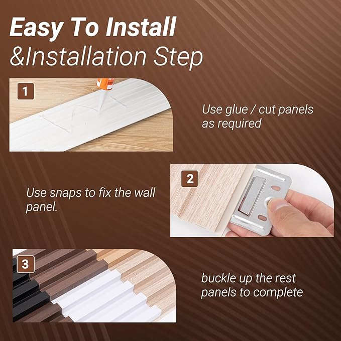 3D Wall Panels for Interior Wall Decor 16 Pack 48"x 6", WPC Grey Oak Accent Wall Panels Decorative Covering Wainscoting Panels, Slat Wall Paneling for Bedroom, TV Wall Decor for Living Room