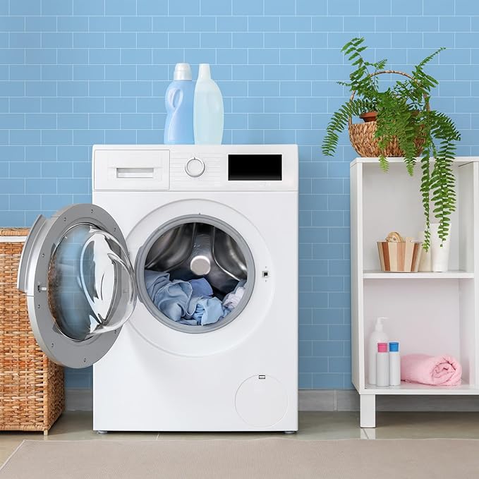 Yipscazo Peel and Stick backsplash 3 x 6 Inches 3D PVC Composite Wall Tile Stick on Backsplash Tile for Kitchen Bathroom, Laundry Room, Fireplace(Blue, 160 Pieces)