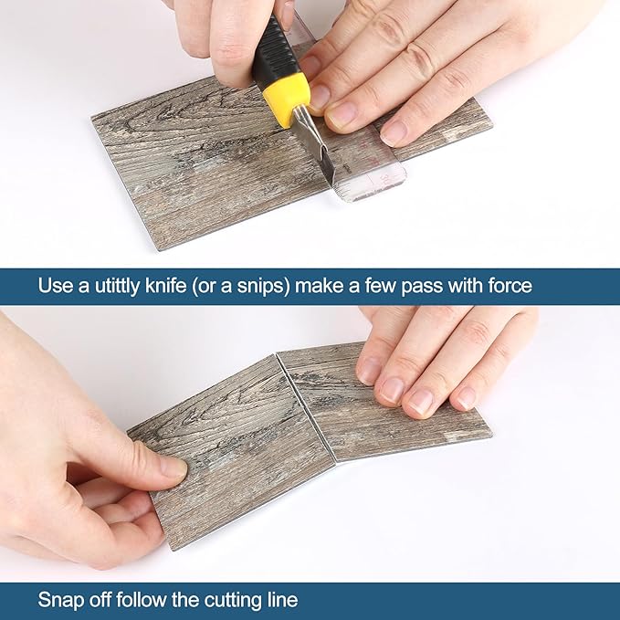 Yipscazo Peel and Stick backsplash 3 x 6 Inches 3D PVC Composite Wall Tile Stick on Backsplash Tile for Kitchen Bathroom, Laundry Room, Fireplace(Wood, 160 Pieces)