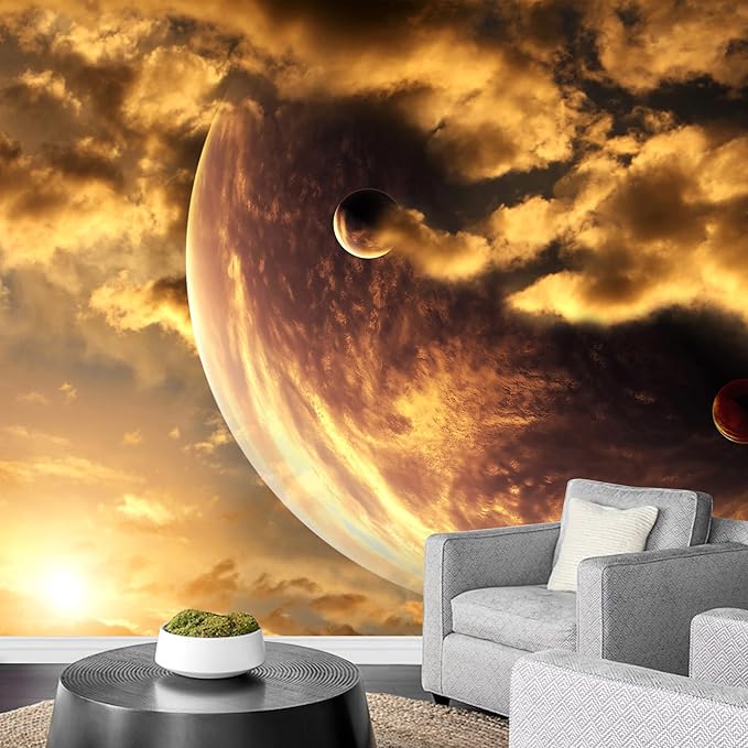 wall26 Wall Mural Grey-White Retro Wood Textured Paneling Removable Self-Adhesive Large Wallpaper - 100x144 inches