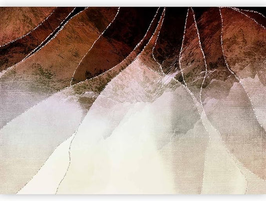 artgeist Wall Mural Abstract 135x101 in - Peel and Stick Self-Adhesive Wallpaper Removable Large Sticker Foil Wall Decor Print Picture Image Design 3D Effect Marble Like Painted a-A-10216-a-b