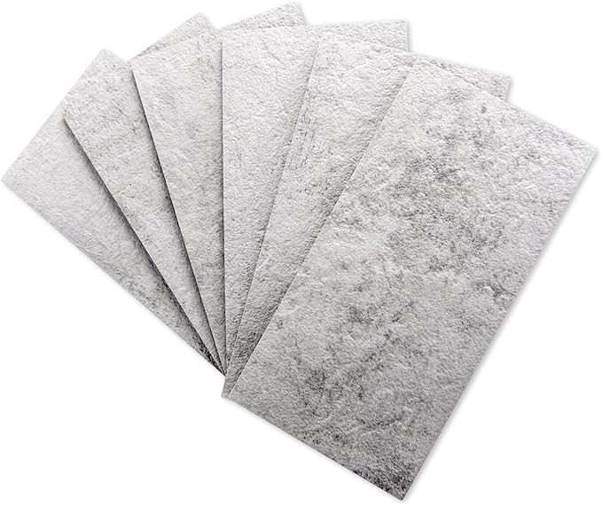 Art3d 102-Piece Backsplash Tile Peel and Stick for Stove Kitchen Bathroom Fireplace, 3in. × 6in. Stick on Subway Tile Natural Stone White