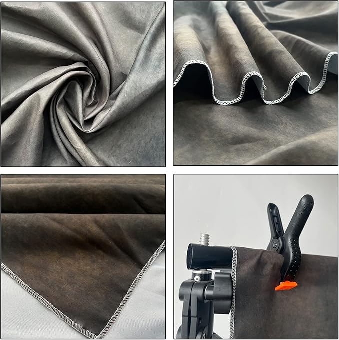 6x9ft Dark Brown Mottled Texture Photography Backdrop for Portrait Photo Studio Prop Abstract Background for Photographyer