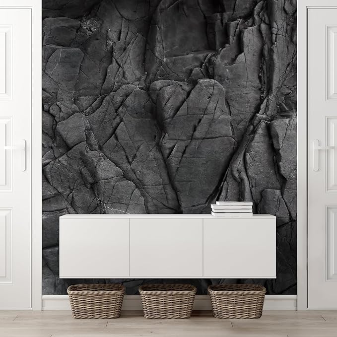 wall26 Wall Mural Sand Square Rock Background Removable Self-Adhesive Large Wallpaper - 96x48 inches