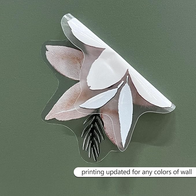 YouRfocus Daisy Wall Decals | 36 PCS Boho Flower Stickers for Girls' Rooms, Playrooms, Nurseries | Dual Layer Print for High Coverage | Removable Peel and Stick （Orange）| 6 Sheets