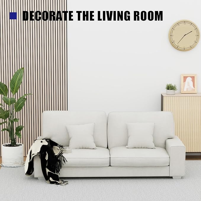 2 PCS wooden slats sound-absorbing panels, 3D groove wood grain sound absorbing panels, stylish decoration, significant noise reduction effect, suitable for walls and ceilings (Oak)