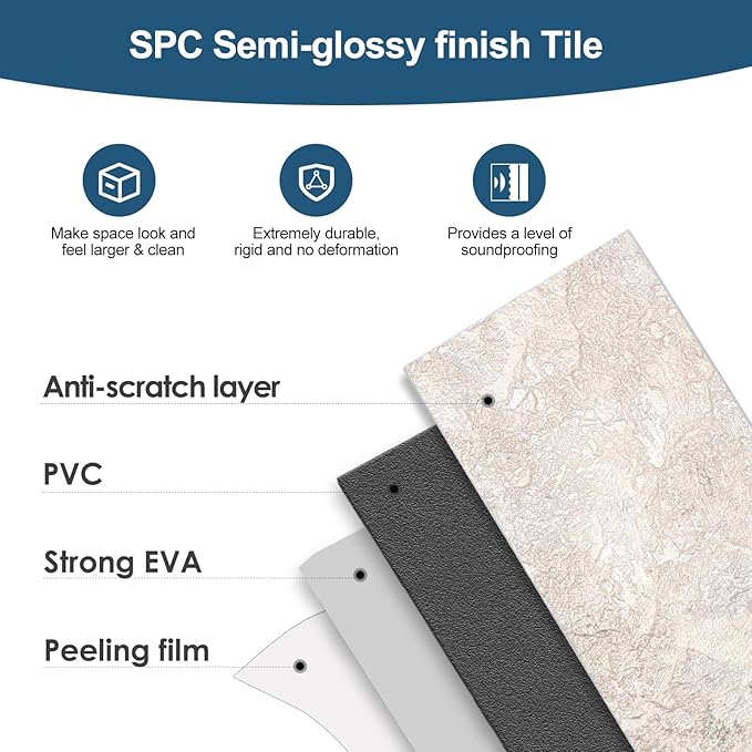 Yipscazo Peel and Stick backsplash 3 x 6 Inches 3D PVC Composite Wall Tile Stick on Backsplash Tile for Kitchen Bathroom, Laundry Room, Fireplace(Beige Stone Texture, 32 Pieces)
