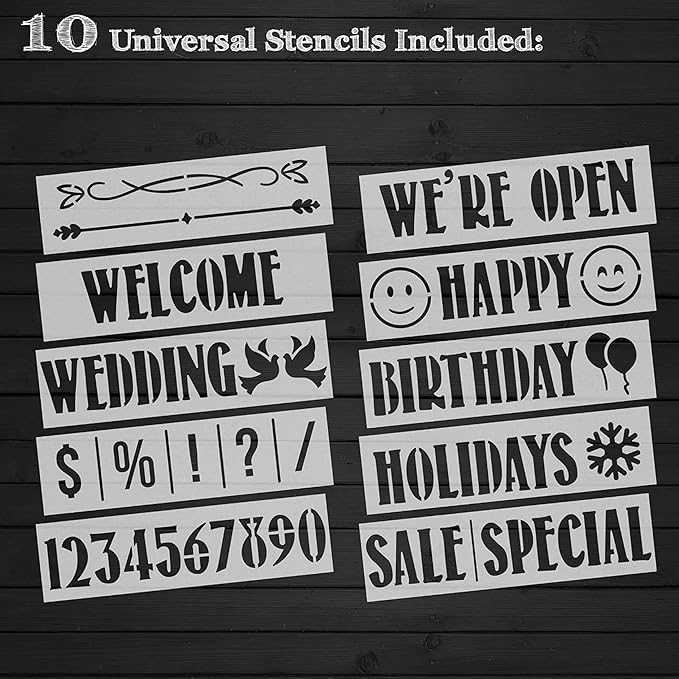 A Frame Chalkboard by HBCY Creations: 24x48 Solid Wood A-Frame Sign Whitewashed Double-Sided Magnetic Board, Chalkboard Menu Board, for Restaurants, Cafés, Weddings - Heavy Duty Hinges
